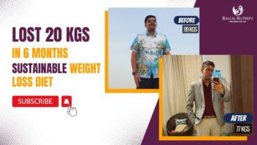 Weight Loss Transformation of Kushagra | Lost 20 Kgs in 6 months