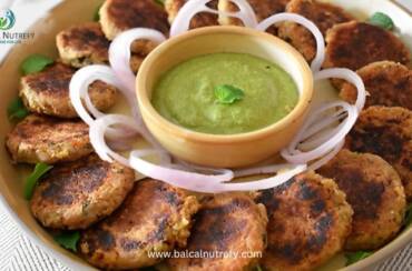 Soya Chana Tikki | Protein Snack | Healthy Recipe